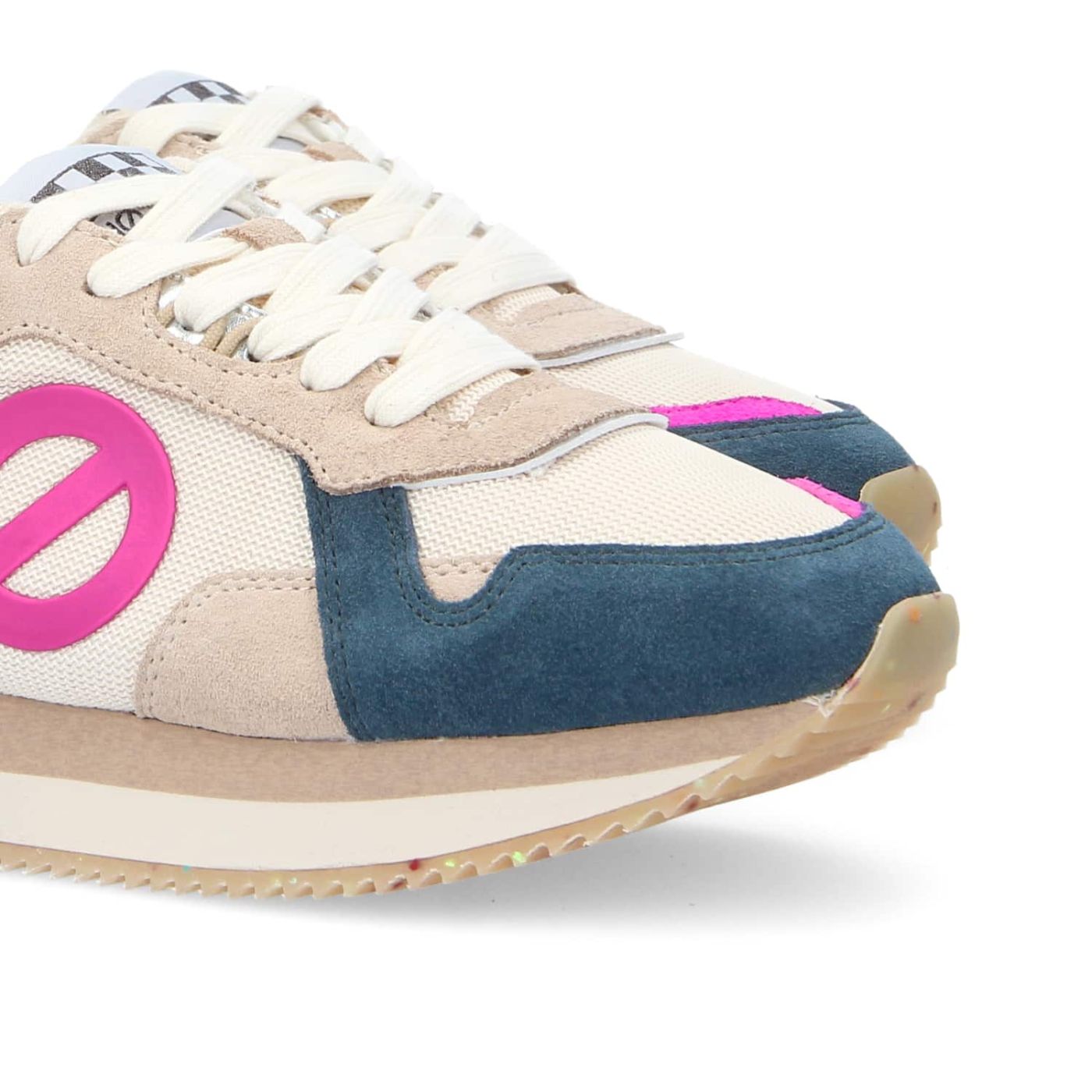 MIA JOGGER W - SUEDE/KNIT/SUED - PETROL/DOVE/F.PINK